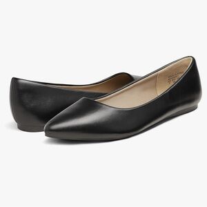 Dream Pairs Almond Toe Flats – Black, Size 7